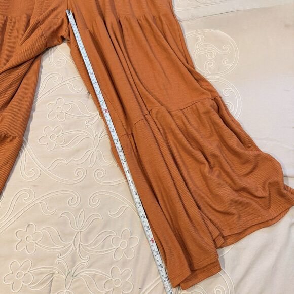 Anthropologie Saturday Sunday Marina Tiered Wide Leg Jumpsuit Sleeveless Size XL - Picture 11 of 12